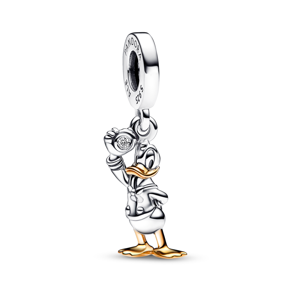 Talisman de tip pandantiv Donald Duck aniversarea Disney cu numărul 100