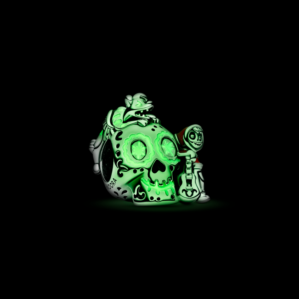 Talisman fosforescent Disney Pixar Coco Miguel & Dante Skull