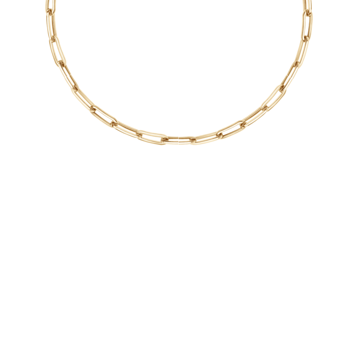 Lanț colier No.7 placat cu aur de 40 cm
