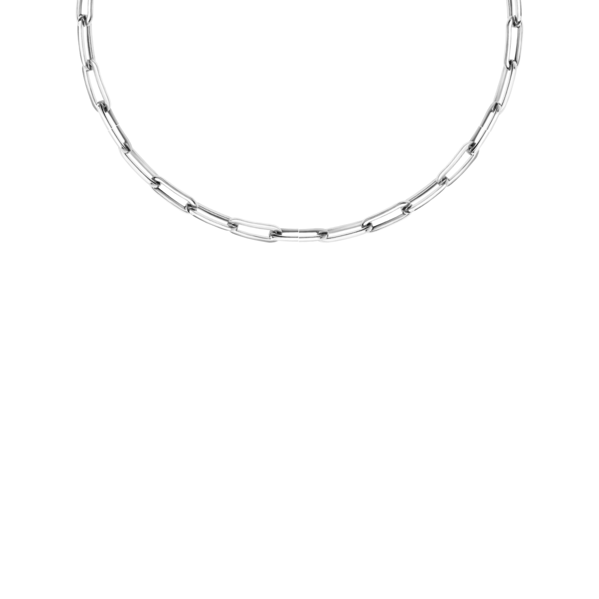 Lanț colier No.7 placat cu argint de 40 cm