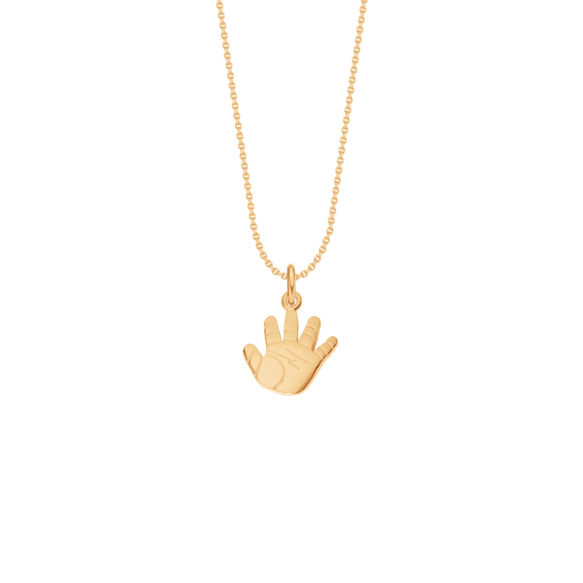 Colier clasic cu talisman de naștere, placat cu aur, gravabil, Lilou