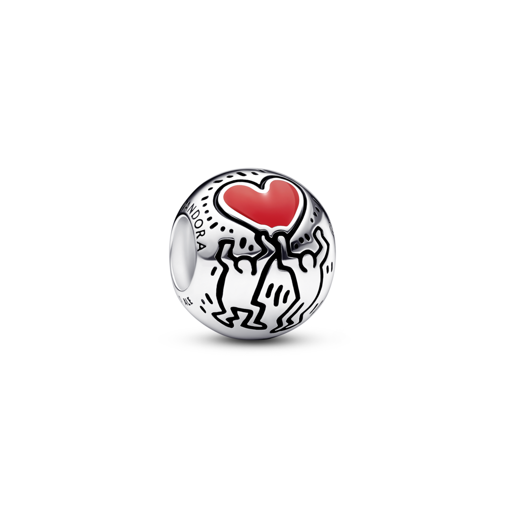 Talisman dedicat iubirii și figurilor Keith Haring™ x Pandora