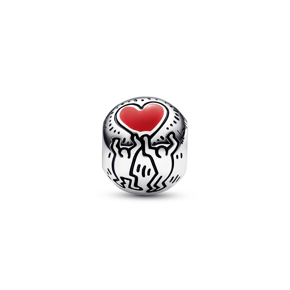 Talisman dedicat iubirii și figurilor Keith Haring™ x Pandora