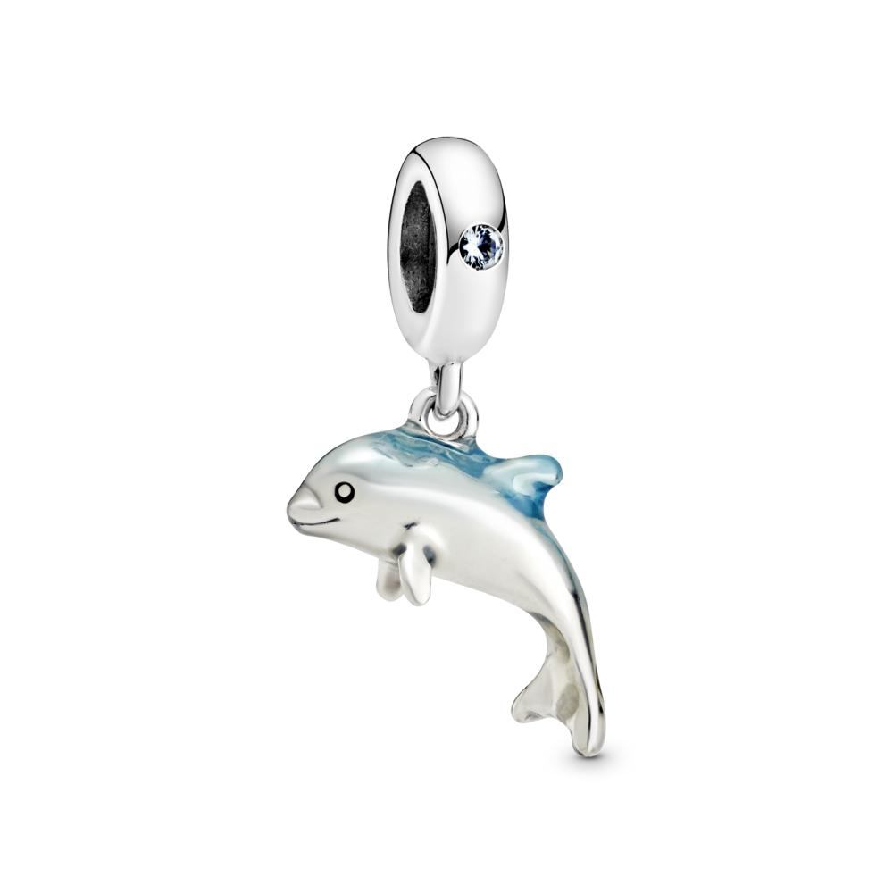 Talisman de tip pandantiv cu delfin strălucitor, Pandora