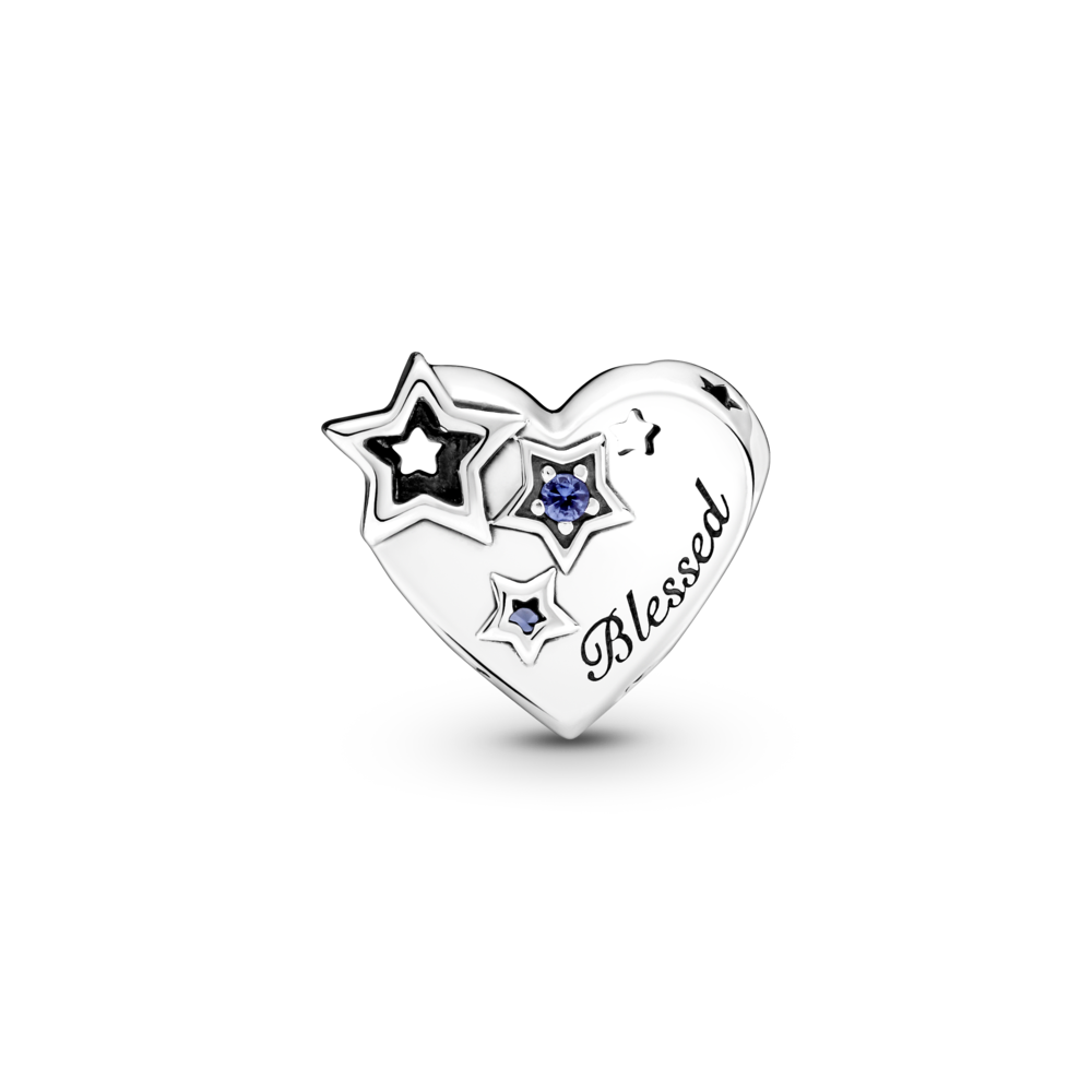 Talisman inimă și stele „Thankful”, Pandora
