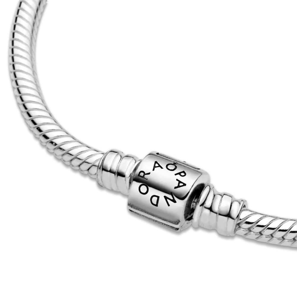 Brățară Pandora Moments din argint 925 cu lanț clasic cu sistem de închidere cilindric - Pandorastore Romania