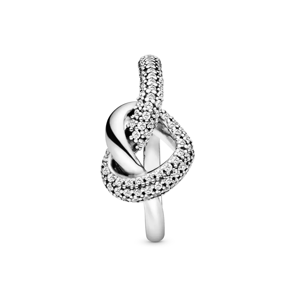 Inel Inimă înnodată din argint 925, Pandora - Pandorastore Romania