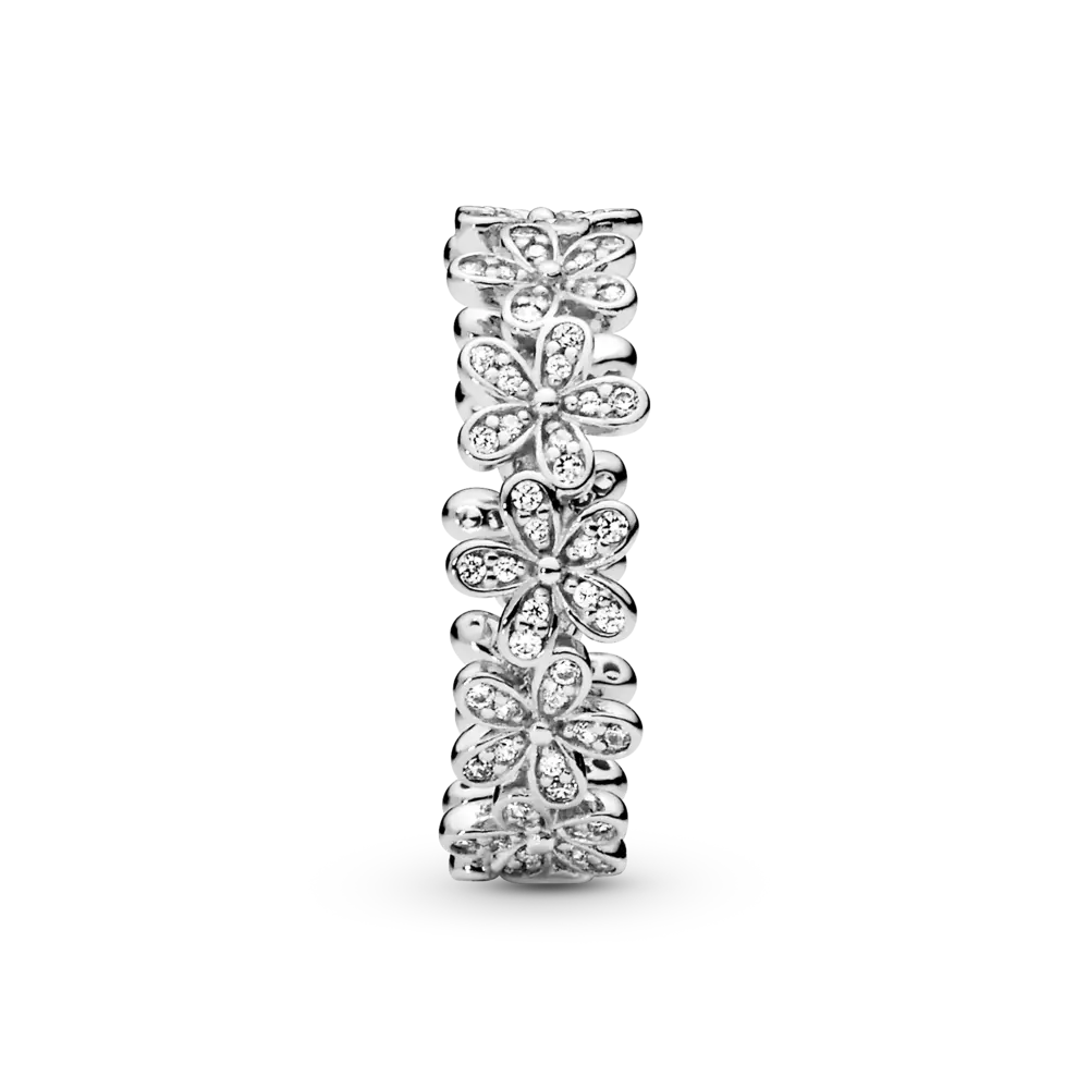 Inel cu margarete, din argint 925 şi zirconiu cubic, Pandora - Pandorastore Romania