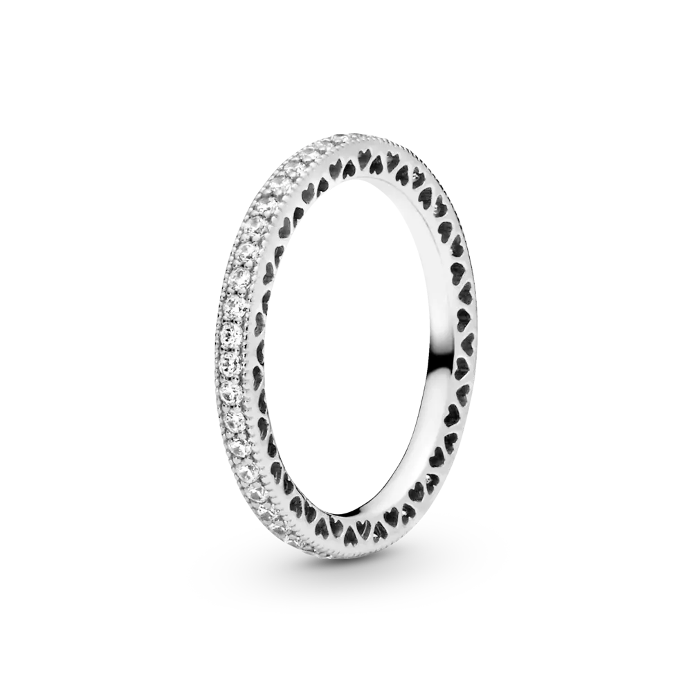 Inel din argint 925, cu zirconiu cubic transparent, Pandora - Pandorastore Romania