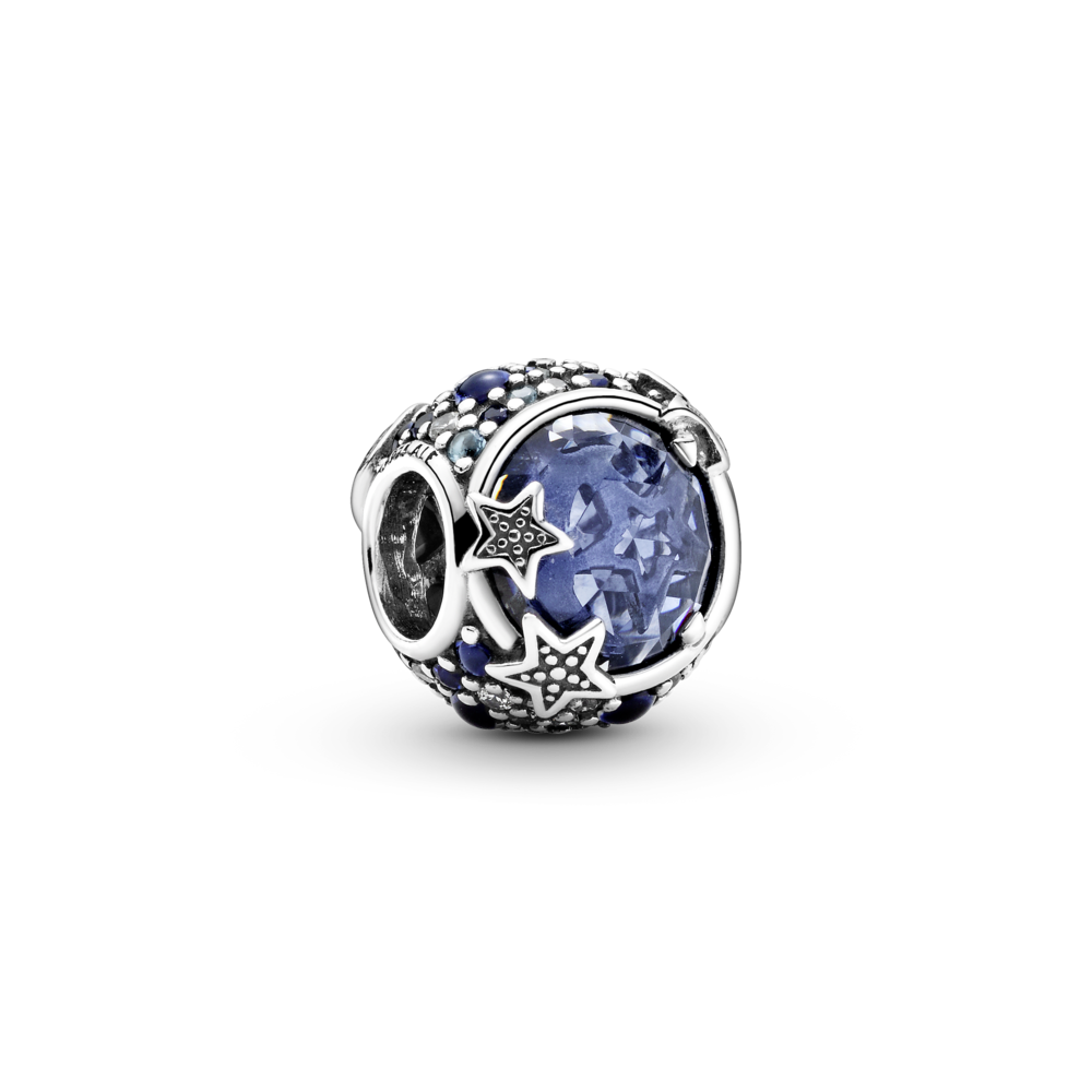 Talisman cu stele strălucitoare în nuanța albastru celest, Pandora