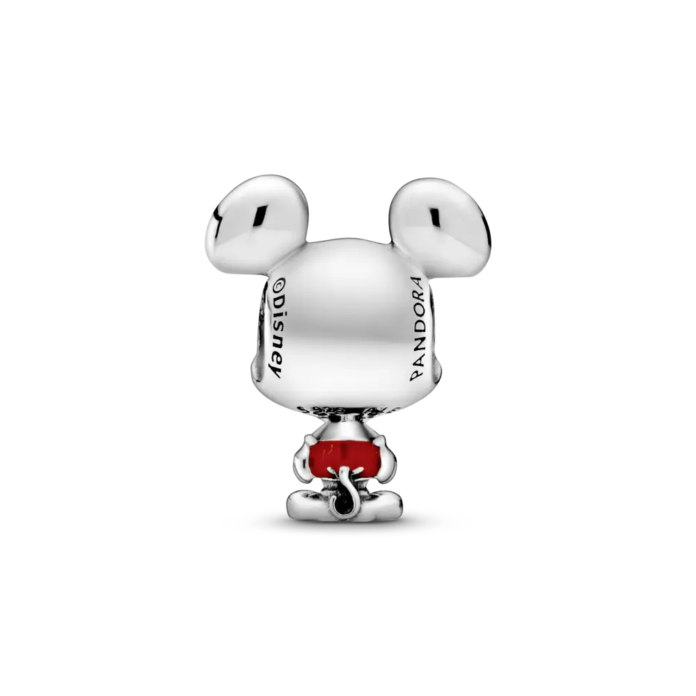 Talisman cu Mickey Mouse cu pantaloni roșii de la Disney, Pandora - Pandorastore Romania
