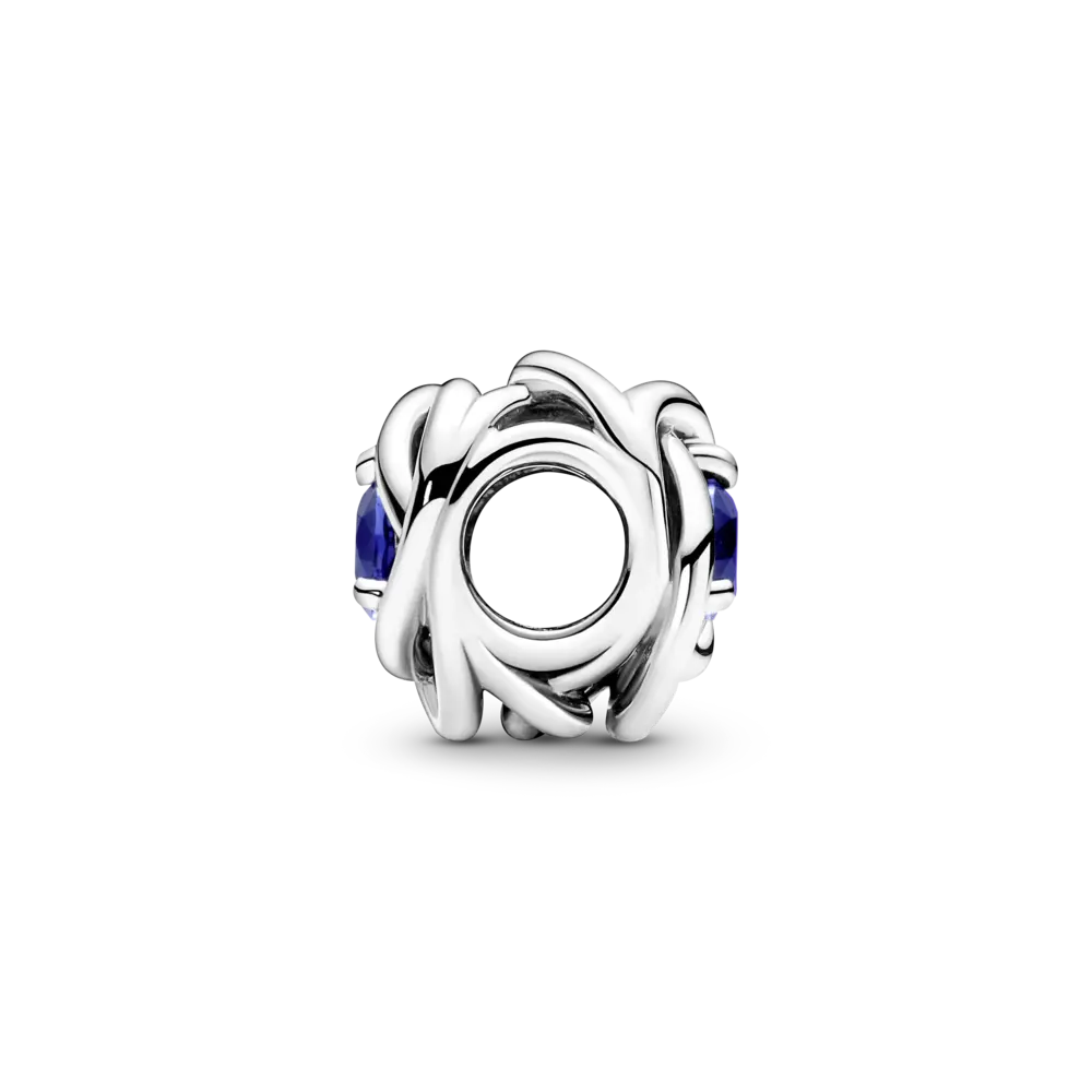 Talisman cu cerc al eternității albastru - Pandorastore Romania